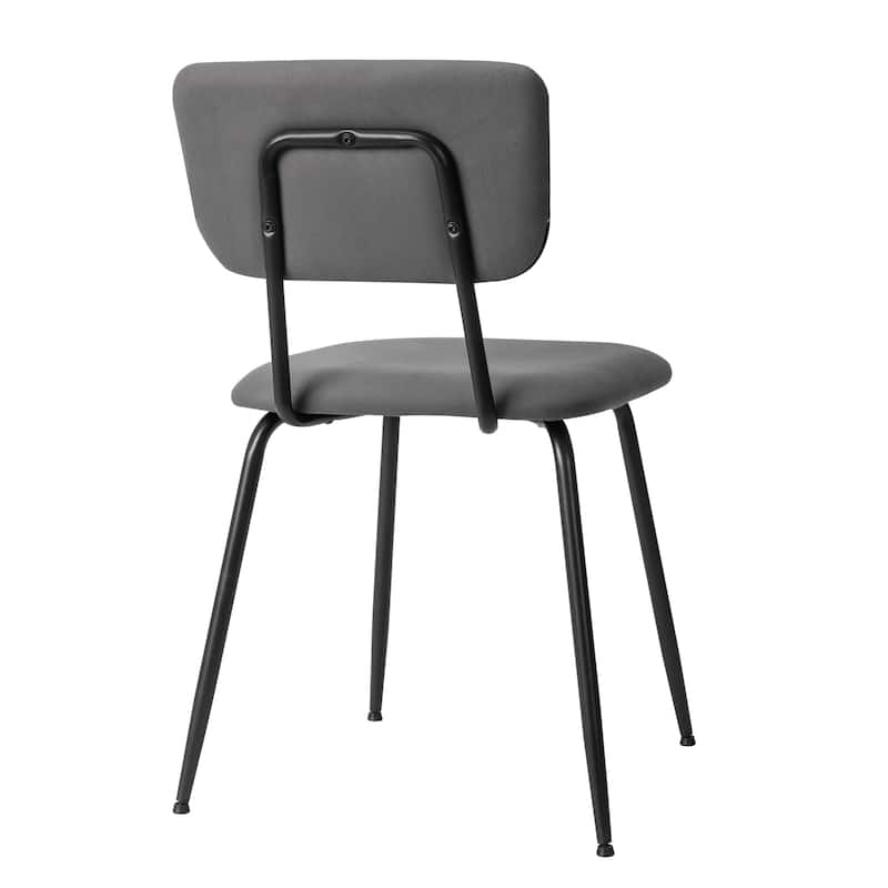 Iron Modern Padded Office Chairs Adjustable Foot Pads Set