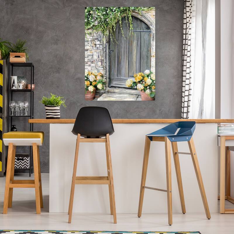 Gracious Entry By Studio Arts Canvas Art Print