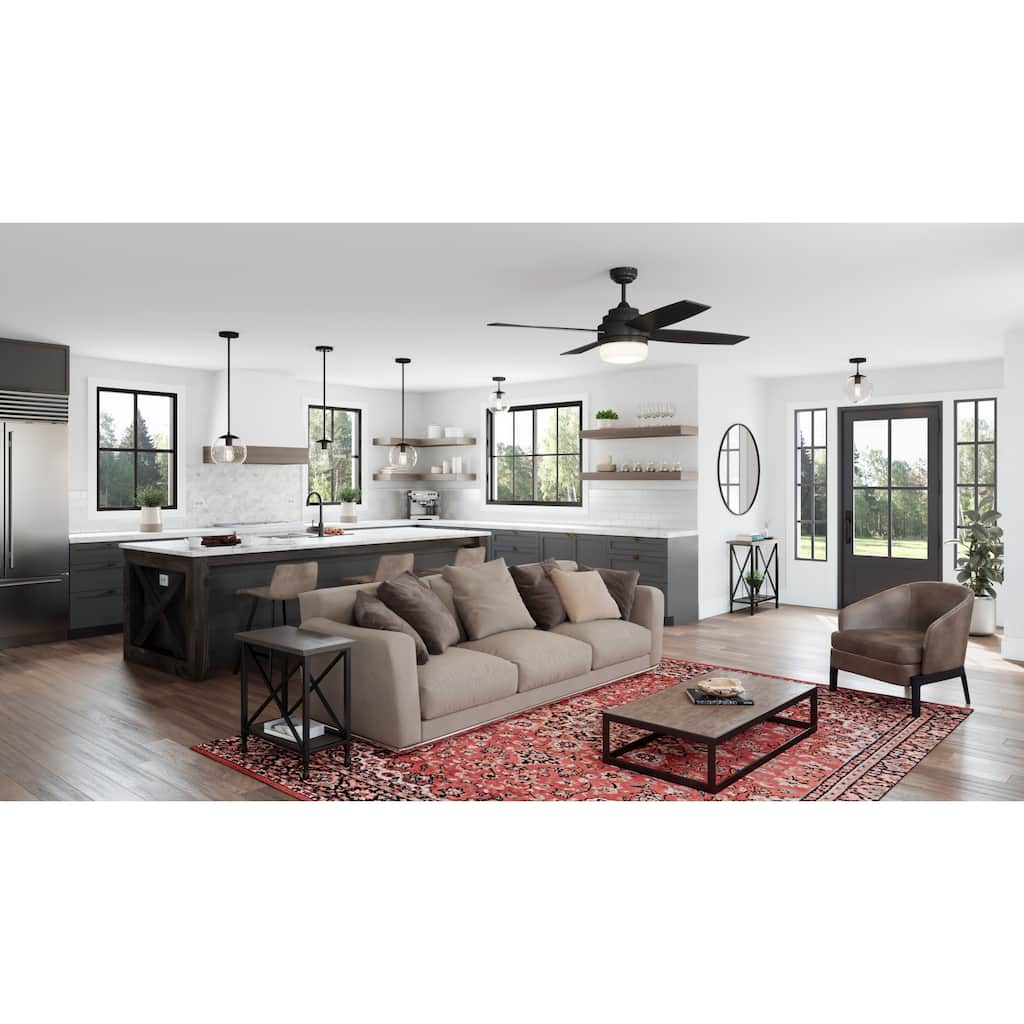 Leick Home Upholstered Steel Base Microfiber Bar Stool Set of 2 - N/A