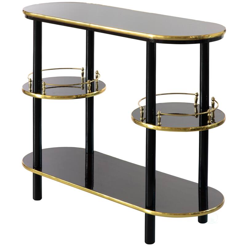 Wooden Console Table Mini Bar Cabinet, Modern Style and Versatile Piece of Furniture that Adapts to Various Roles from Coffee