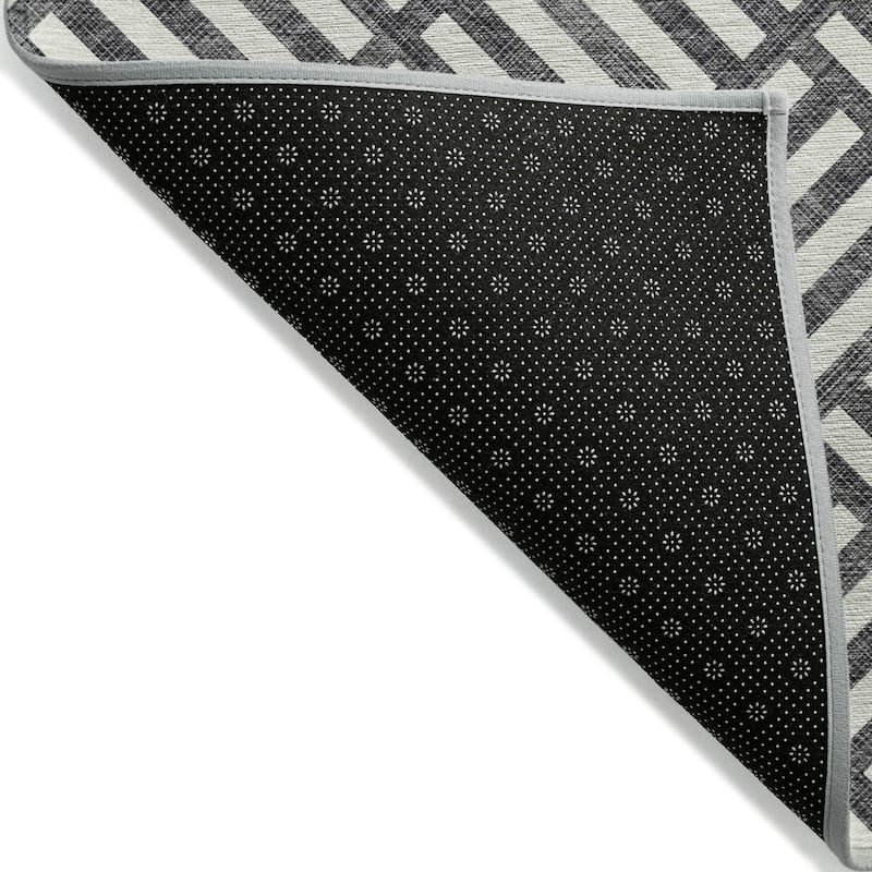 Machine Washable Indoor/ Outdoor Chantille Modern Geo Rug