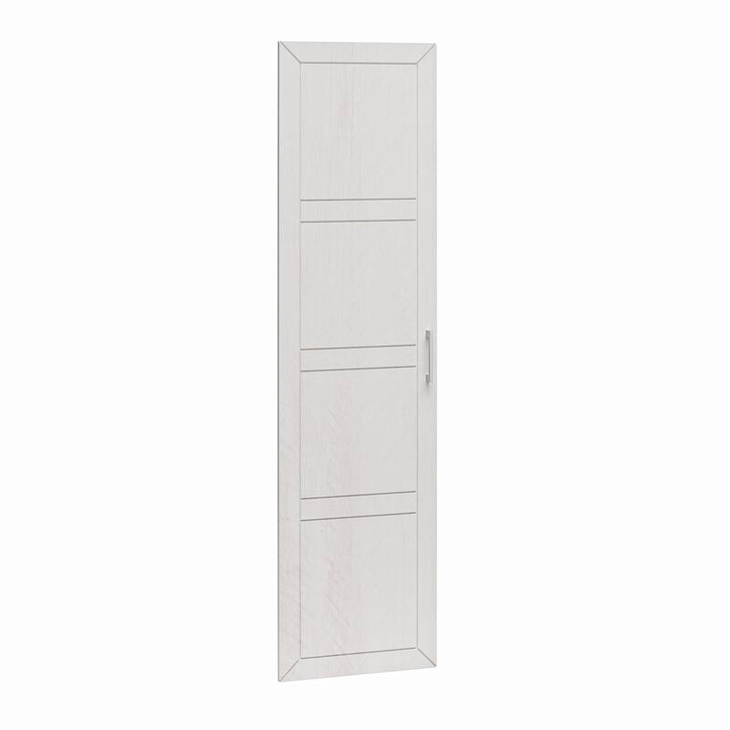 Roomfitters Perry Park Modular Membrane Press Single Door Kit for Closet Units, Ivory Finish