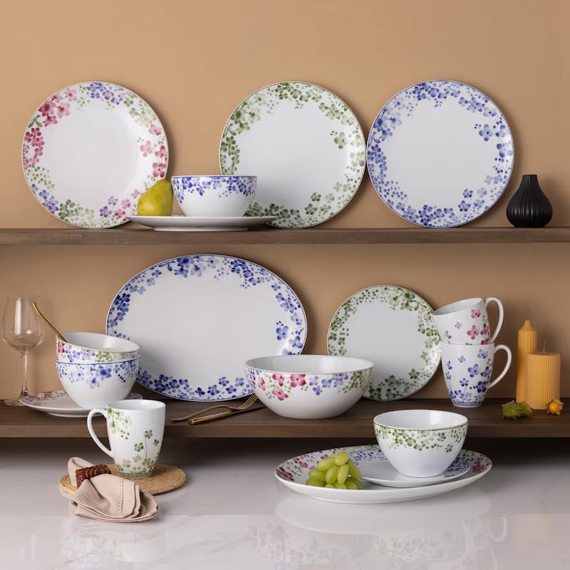 Noritake Bloomington Road 12-Piece Dinnerware Set, Service For 4