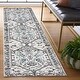 preview thumbnail 11 of 9, SAFAVIEH Tulum Katelijne Boho Rug 9' x 12' - Ivory Grey/Blue Rust - Rectangle