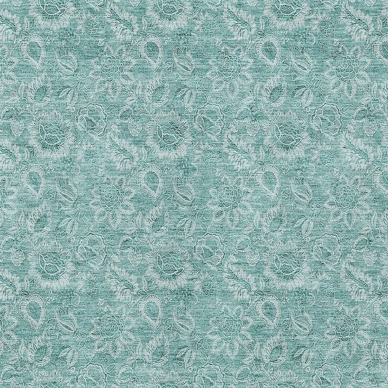 HomeRoots Floral Transitional Rectangle Outdoor Rug