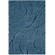 preview thumbnail 60 of 213, SAFAVIEH Florida Shag Sigtraud Abstract Waves 1.2-inch Thick Rug