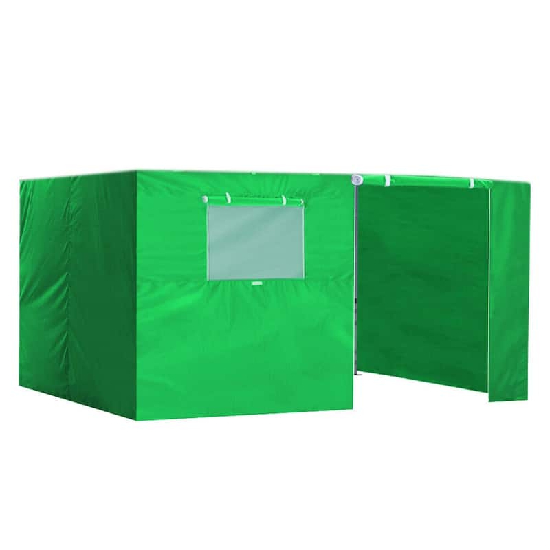 Aeocia Full Zippered Walls for 10x15 Easy Pop Up Canopy Tent 4 Sidewalls ONLY
