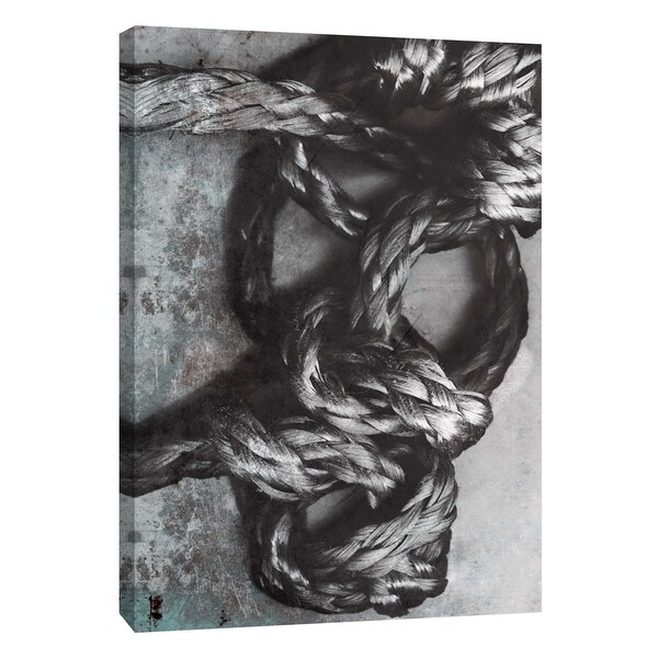 PTM Images 9-105845 PTM Canvas Collection 10" x 8" - "Knotted Rope Study 2" Giclee Abstract Art Print on Canvas