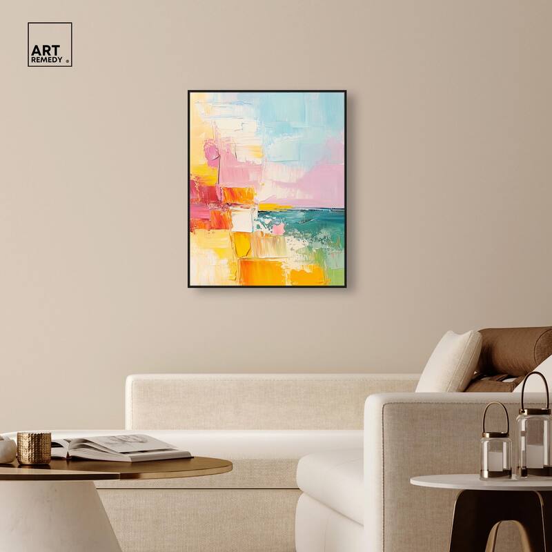Hued Vista Canvas by Art Remedy