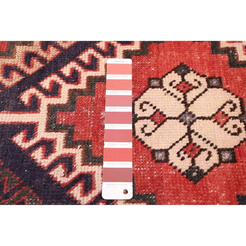 ECARPETGALLERY Hand-knotted Antalya Vintage Copper Wool Rug - 3'8 x 9'1