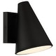 preview thumbnail 1 of 4, Access Lighting Contemporary Outdoor LED Wall Sconce Black