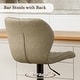 preview thumbnail 14 of 27, HOMYKA Swivel Adjustable Height Stool Set of 4