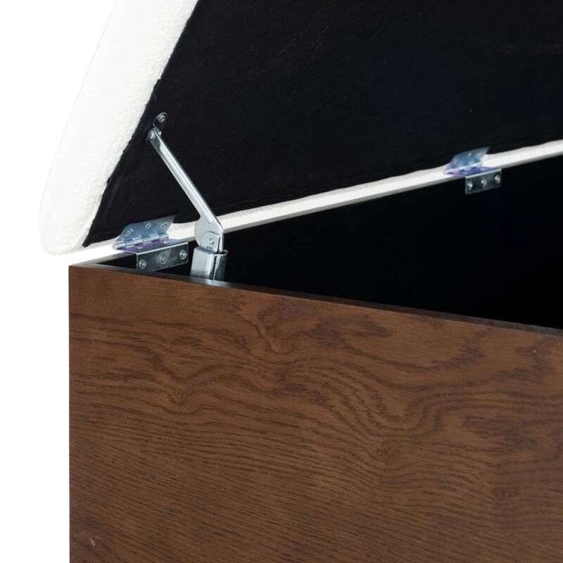 SAFAVIEH Couture Rose Andrea Cushion Top Storage Bench - 62"W x 20"D x 19"H