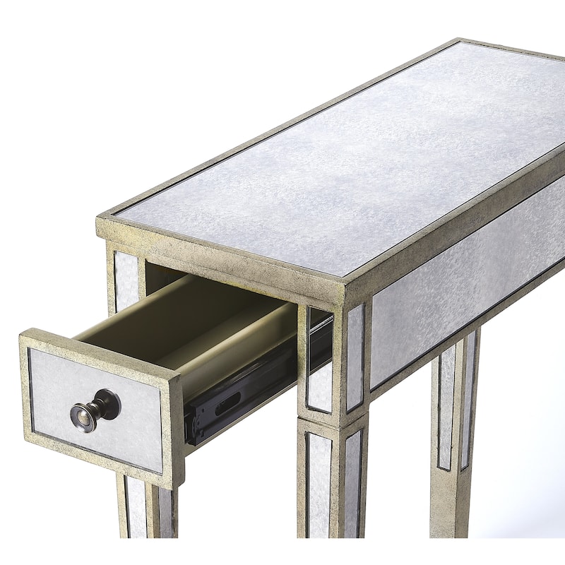 Katarina Mirrored Chairside Table