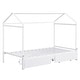 preview thumbnail 28 of 30, Metal House-Shaped Platform Bed with 2 Drawers, Convertible Twin XL to King Size Bed Frame for Bedroom, Apartment