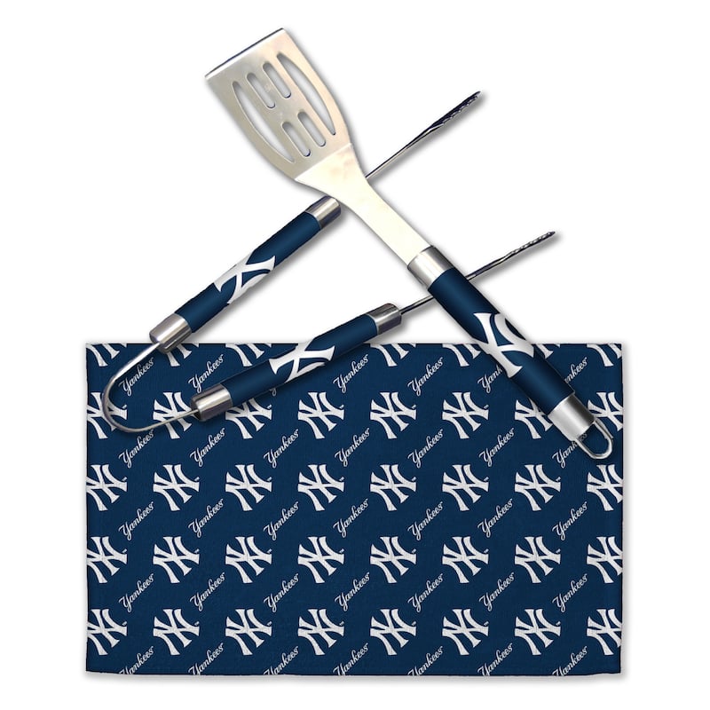 MLB New York Yankees BBQ Grill Utensil Set