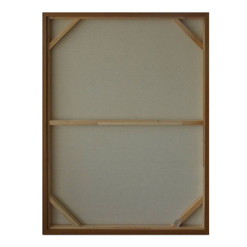 NADAAL STUDIOS Lunessa Framed Painting, Abstract Acrylic on Canvas with Solid Wood Frame Lavender Multicolor