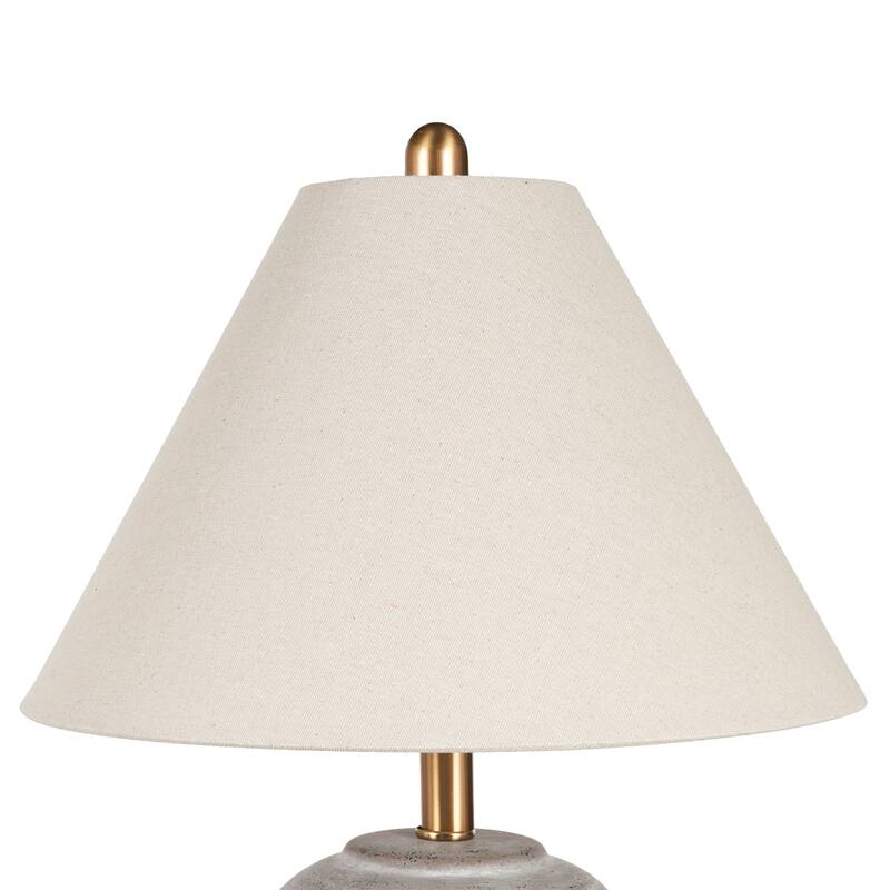 Nourison 23" Rustic Ceramic Vase Accent Table Lamp