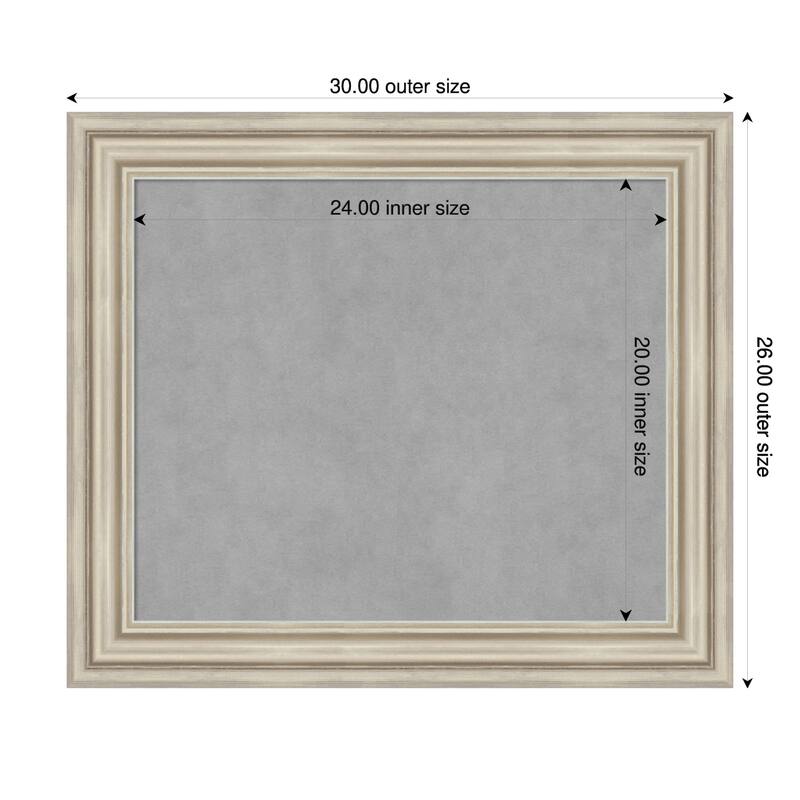 Amanti Art Sierra Black Brown Framed - 30 x 26 in - Sierra Silver