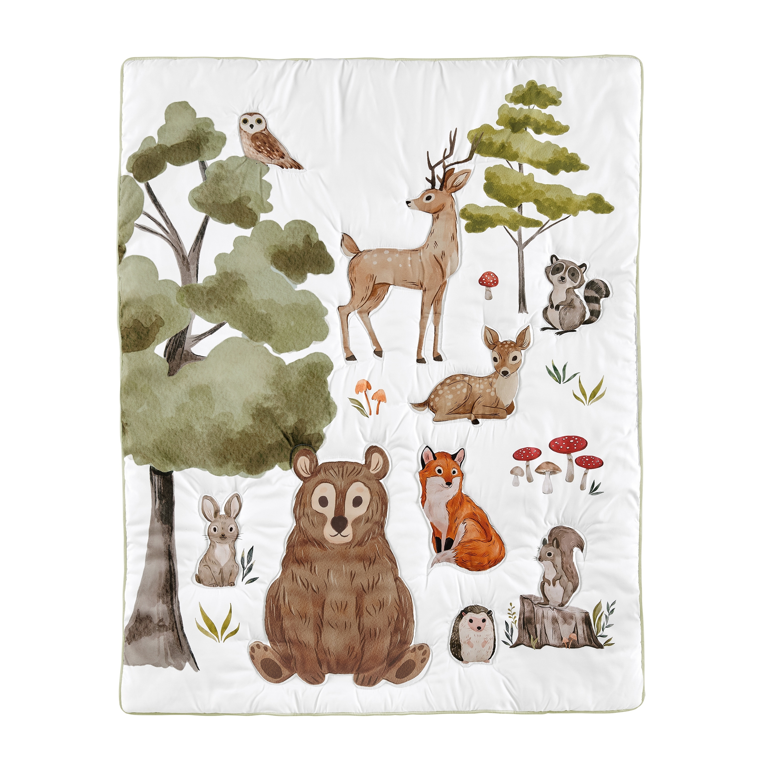 Girl woodland crib bedding online