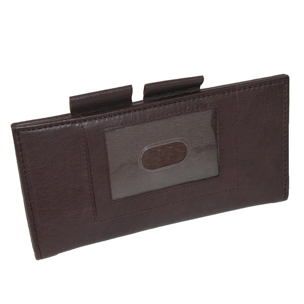 Paul & Taylor Leather ID Checkbook Cover and Card Holder - One size