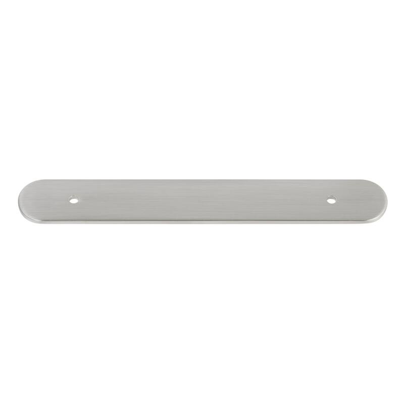 GlideRite 7-1/4 in. Rounded Backplate 5-1/16 in. Center to Center, 7343-128 - Pack of 10 - Satin Nickel