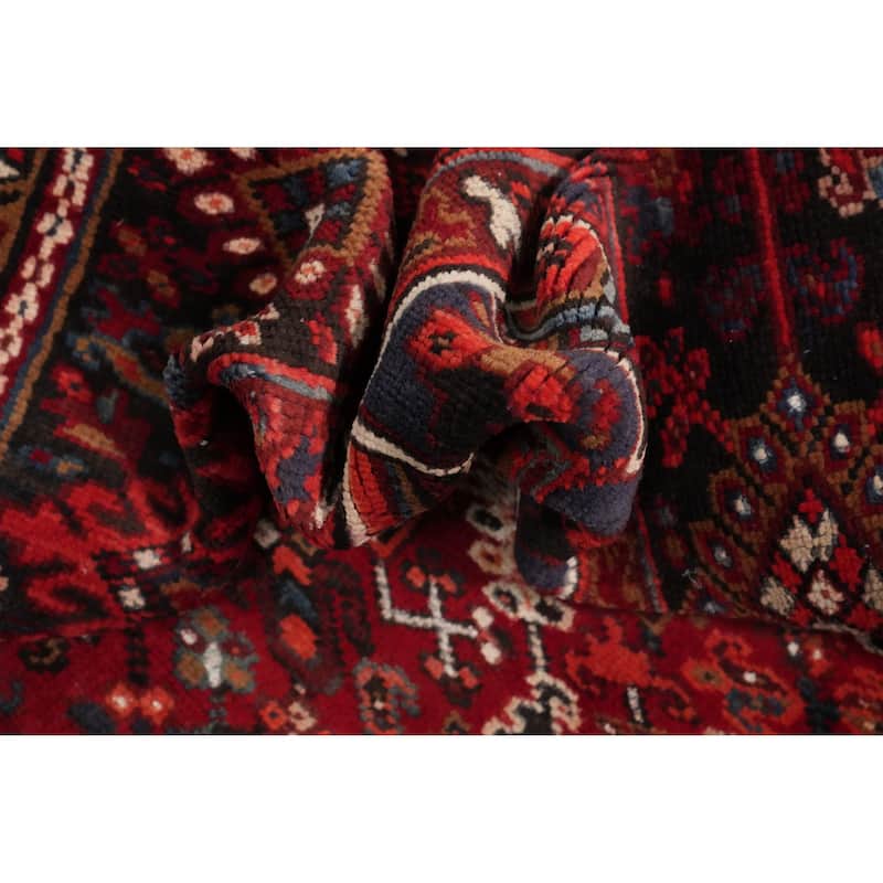 Hand Knotted Oriental 100% Wool Carpet Traditional Medallion Red Heriz Area Rug - 11' 7'' X 9' 2''