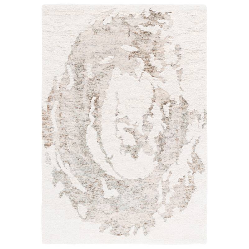 SAFAVIEH Handmade Casablanca Shag Arnleif Wool High-Low Pile Rug