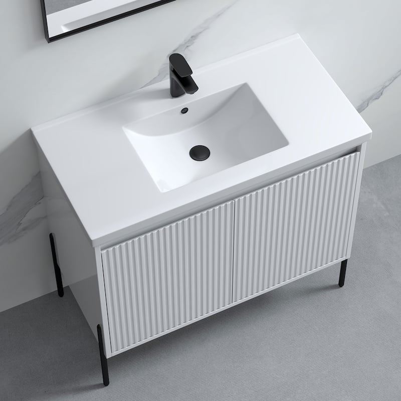 Ripple 36" Single Bathroom Vanity Kit (Assembly Required)