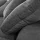 preview thumbnail 30 of 33, Oversized Modular Sectional Sofa with Ottoman,L Shaped Corner Sofa - 130" x 101" x 23.6"