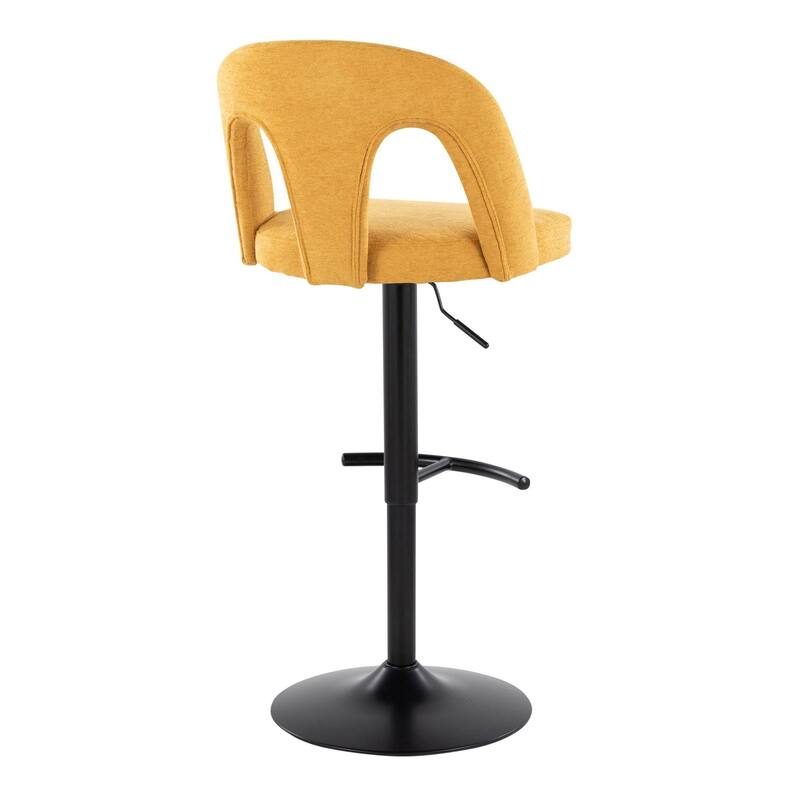 Ava Upholstered Adjustable Barstool - Set of 2