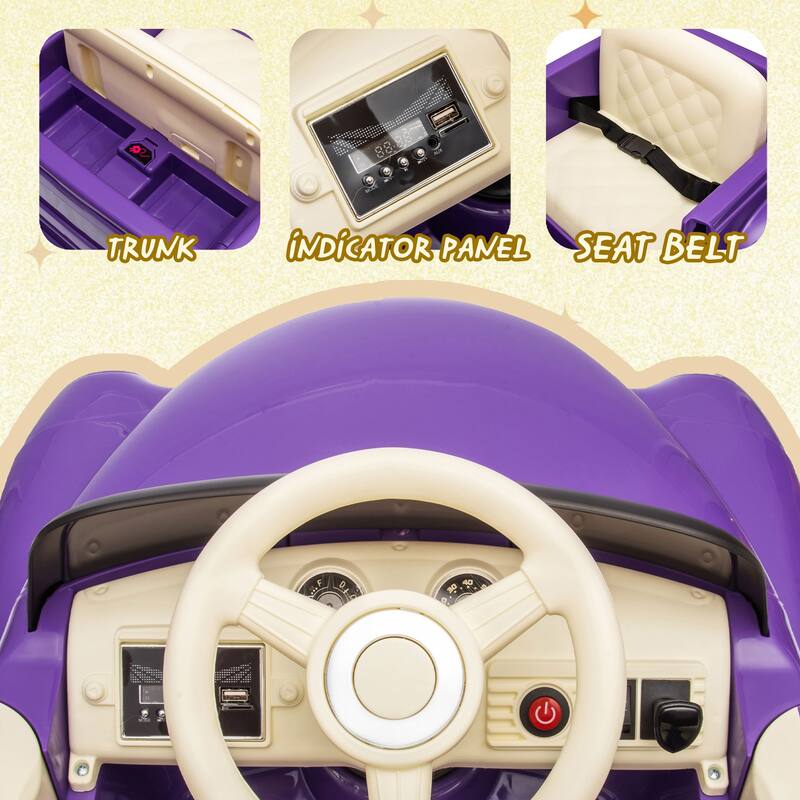 12V Kids Ride On Truck Car W/Parents Control, Licensed Chevrolet 3100 Pickup,Electric Car,High-Power Up To 4.35 Km/H,Age 3+