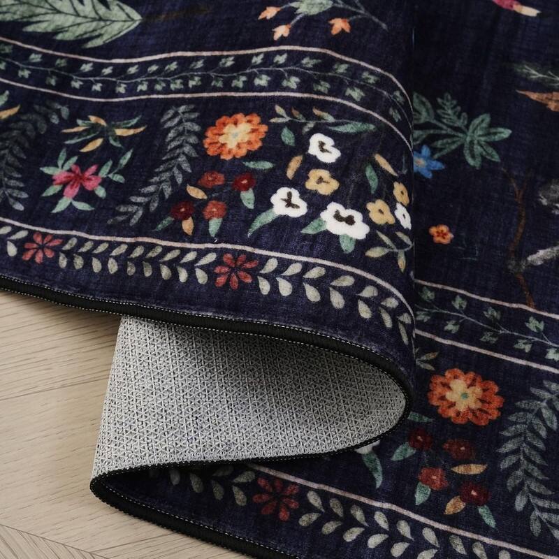 Kitchen Runner Rug Non Slip 2'x10' Long Washable Rugs - 120"L x 24"W