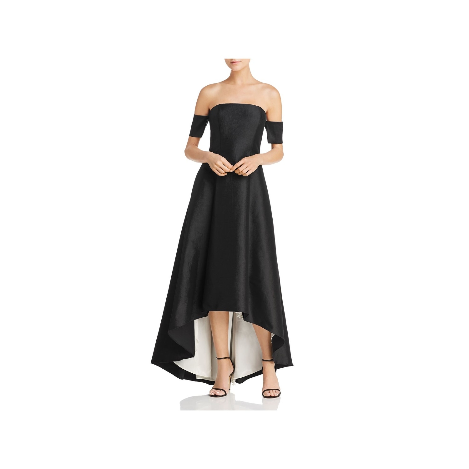 Avery g strapless crepe gown cheap