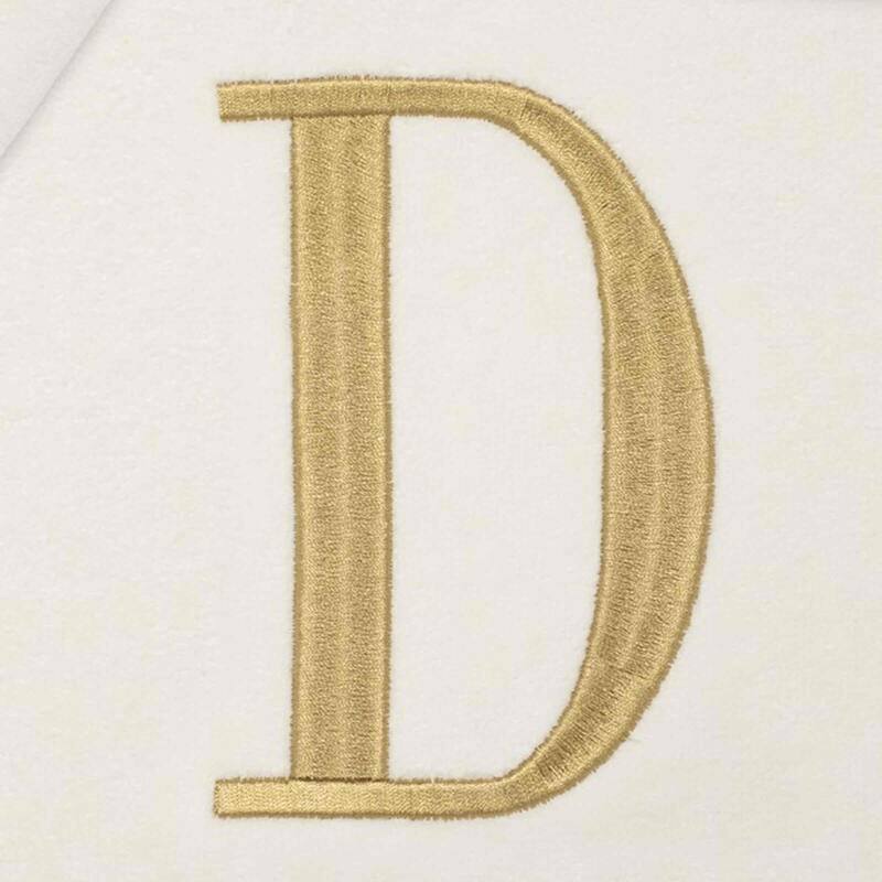 Avanti IVR/GLD Monogram 3-Piece Towel Set