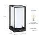 preview thumbnail 5 of 7, 11.5-in Black Touch Control 3-Way Small Table Lamp with 2 USB Ports, 6-Watt LED Bulb Included - 11.5'' H