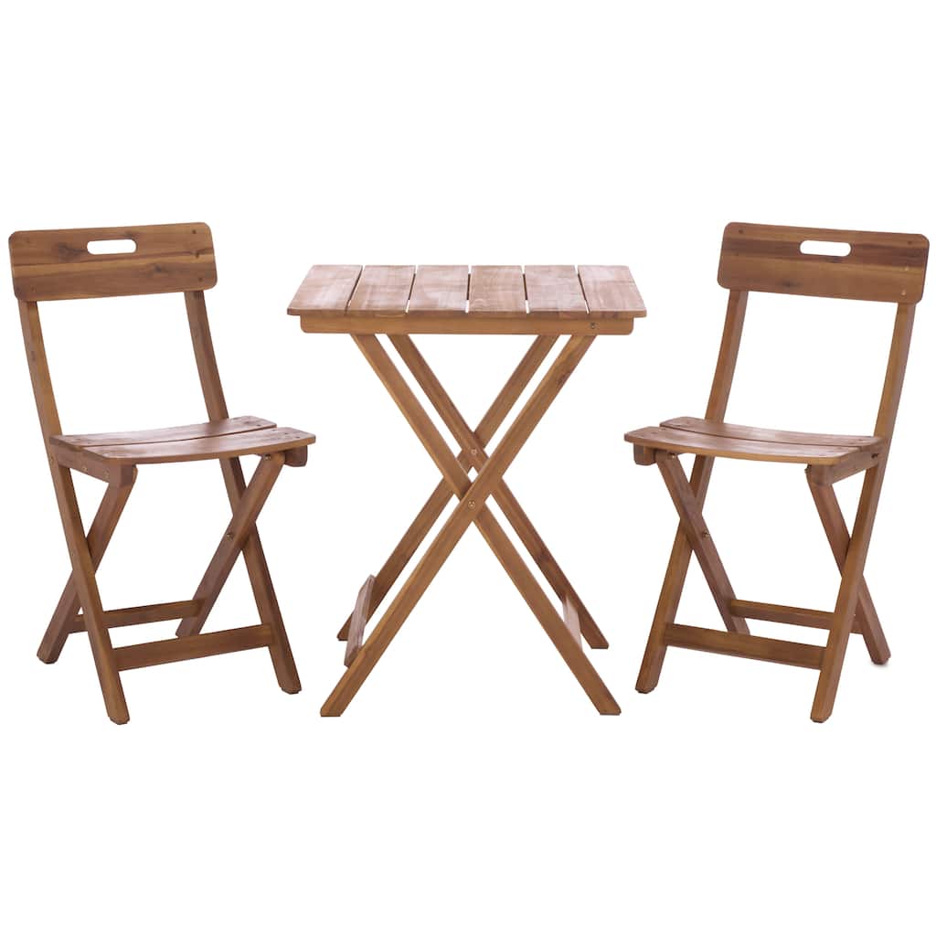 SAFAVIEH Outdoor Living Austin 3-piece Bistro Set - 16"W x 19"D x 32"H