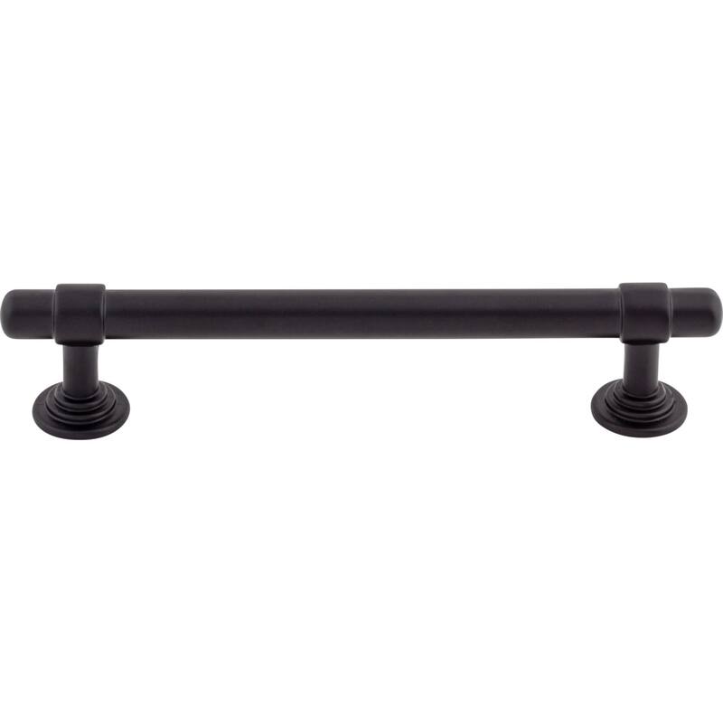 Top Knobs Ellis 5-1/16 Inch Center to Center Bar Cabinet Pull - Flat Black