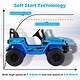 preview thumbnail 8 of 7, Kids Ride-On Jeep with 2.4G Remote Control and Soft Start - 44"x 30" x 26.5"