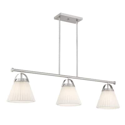 3-Light Linear Chandelier By Trade Winds