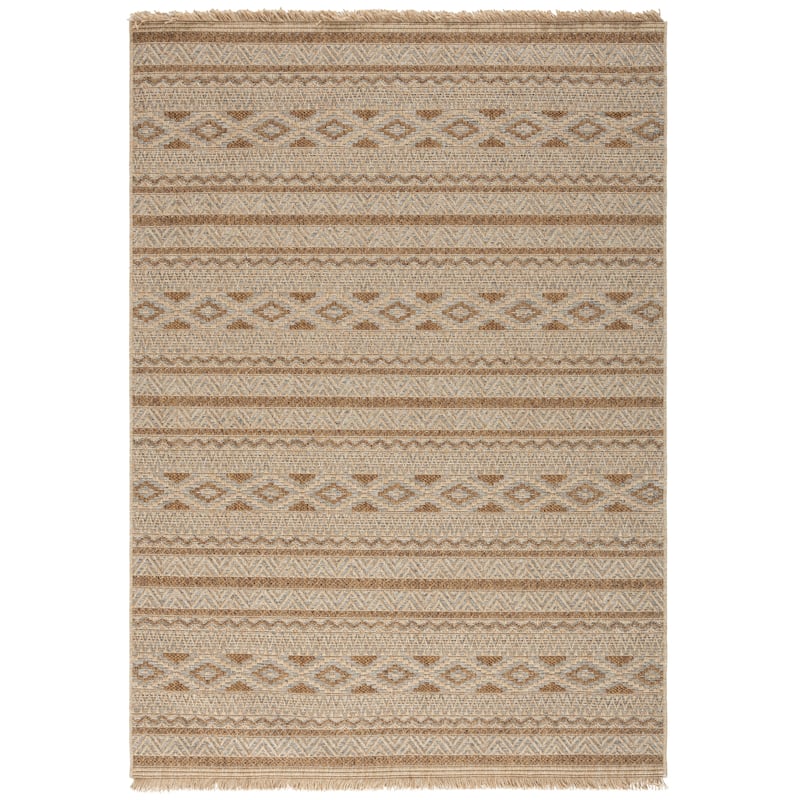 SAFAVIEH Wicker Juliane Casual Rug - 5'3" x 7'6" - Grey/Brown