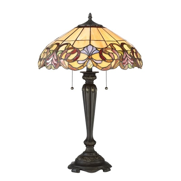 Quoizel Tf2802t Blossom 2 Light 27 Tall Buffet Style Table Quoizel Tf2802t Blossom 2 Light 27 Tall Buffet Style Table Lamp With Tiffany Gl N A Free Shipping Today 22058212