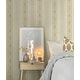 preview thumbnail 5 of 6, Seabrook Designs Virna Scrolls & Stripes Unpasted Wallpaper
