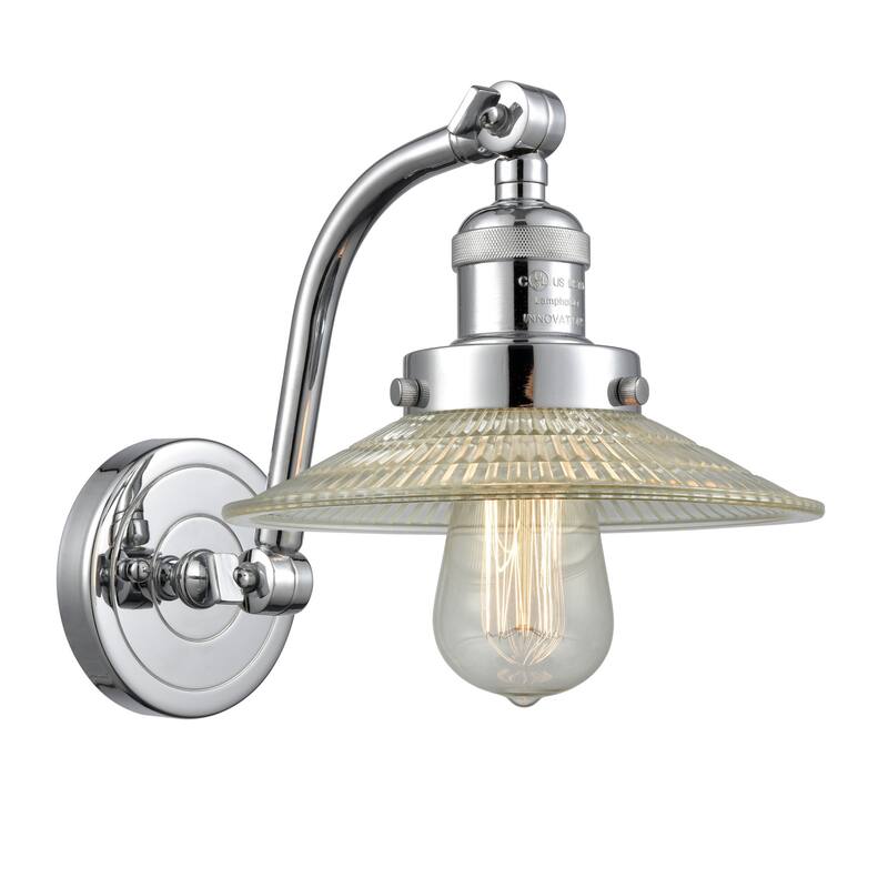 Innovations Lighting Halophane Single Light 12" Tall Bathroom Sconce