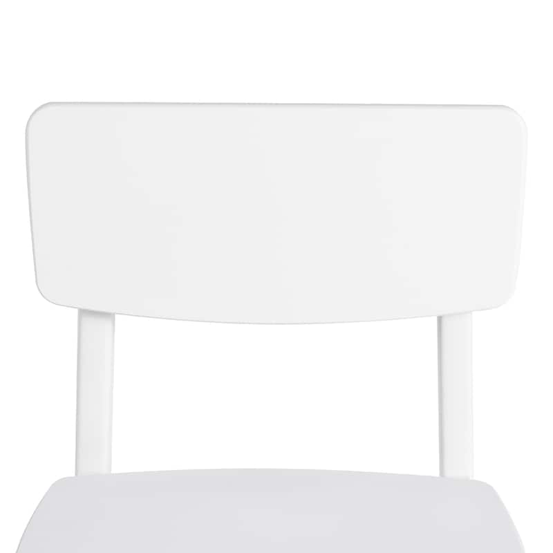 Polytrends Modern Mini Kids Outdoor Dining Chair (Set of 2)
