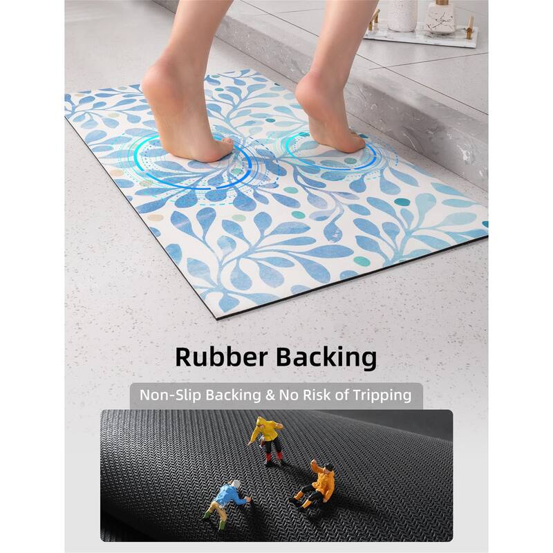 Bath Mat Rug-Thin Quick Dry