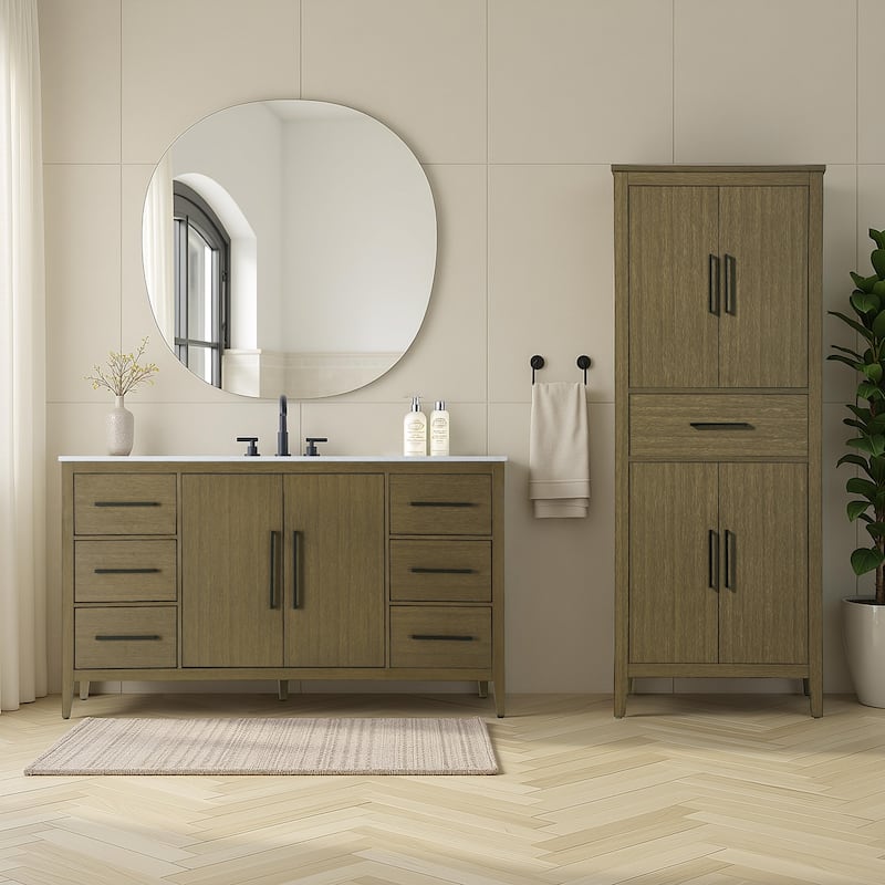 Laura 16-28 Inch Bath Storage Cabinet