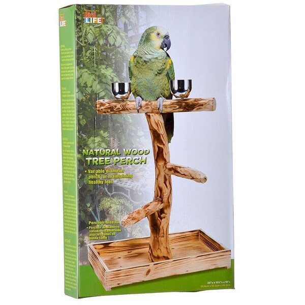 Penn Plax Bird Life Natural Weave Kabob 21 High For Medium Birds