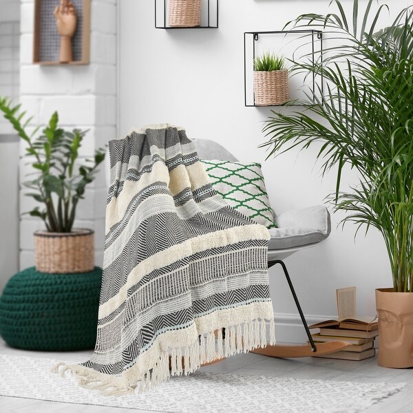 What is the standard size hotsell for a throw blanket
