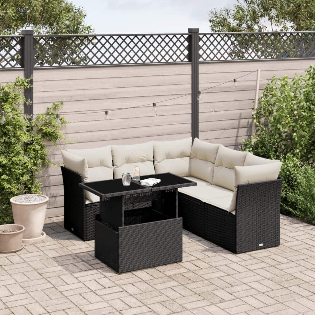 6-Piece Modular Patio Sofa Set